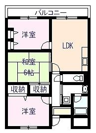 【間取り】 | セーヌ東岸和田