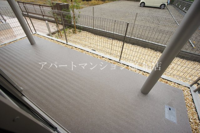 ルーチェBのバルコニー