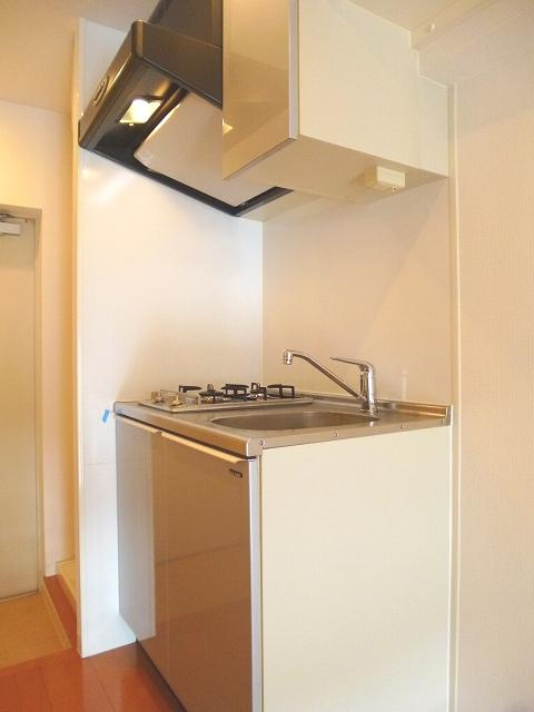 RESIDIA上野御徒町のキッチン|ガス２口システムキッチンです