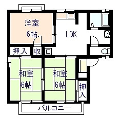 【間取り】 | ハイツセジュール