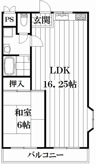 【間取り】 | フローラルハイツ