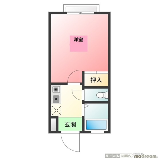 【間取り】 | シャンブルド２