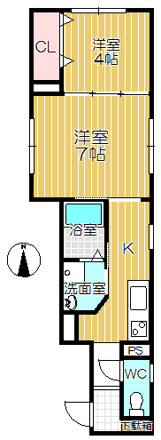 【間取り】 | フレ・ロジュマン　Ⅱ