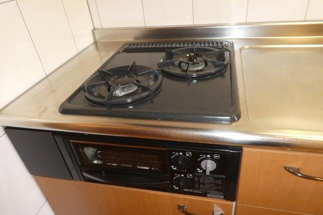 アベニールのキッチン|2口ガスコンロ