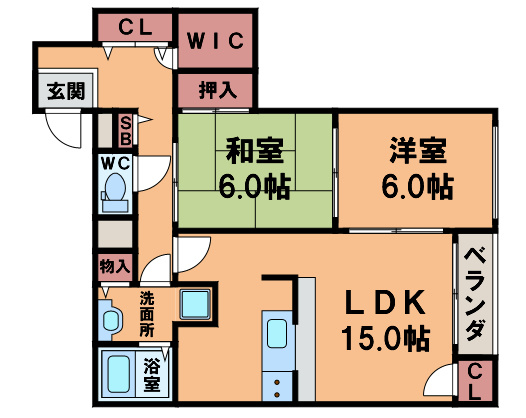 【間取り】 | パラディ西田辺