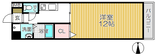 【間取り】 | プラマーⅢ番館