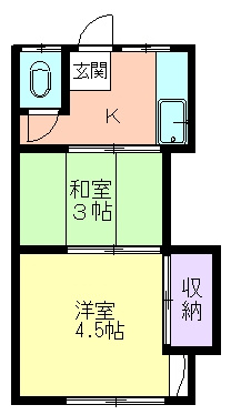 高橋荘の間取り