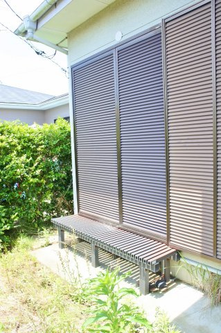 山田邸貸家の庭