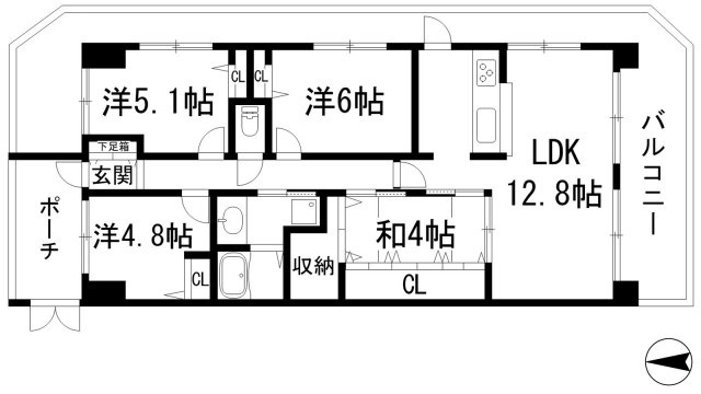 【間取り】 | ラビスタ宝塚オクシア