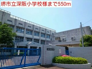 【周辺】 | アンダンテ　深阪 | 堺市立深阪小学校様まで550m