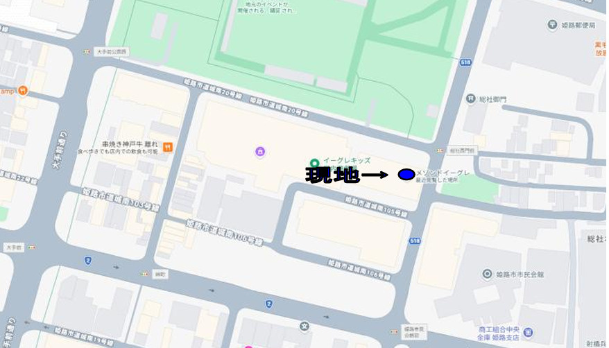 メゾンドイーグレの地図
