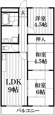 【間取り】 | ソレアード東鴻池