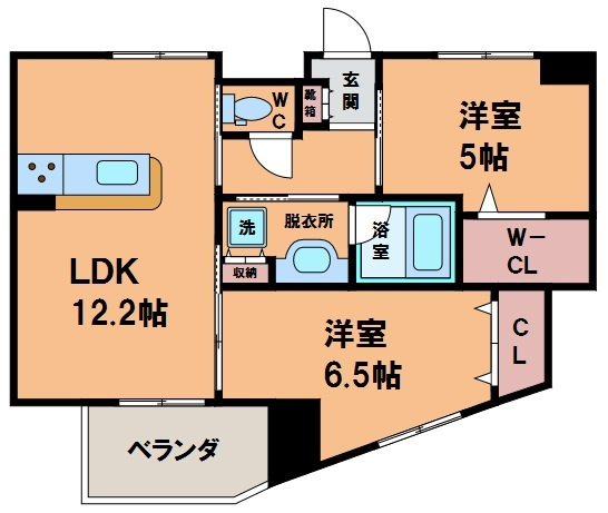 【間取り】 | リシエス松崎町