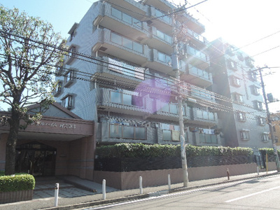 【外観】 | エンゼルハイム日吉　第５ | 南向きのため日当たり良好です♪全室収納がついているため収納に困りません♪