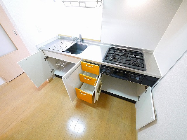 サニーサイドＧのキッチン|使いやすいキッチンです