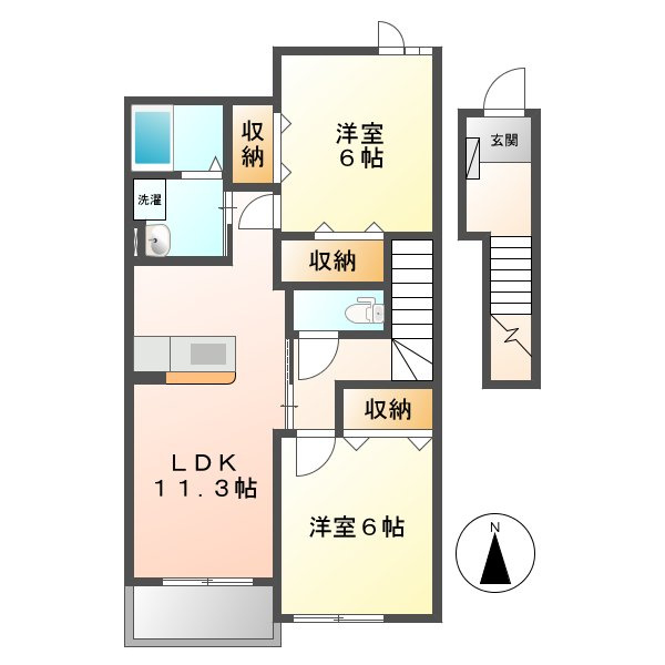 リヴィエールの間取り