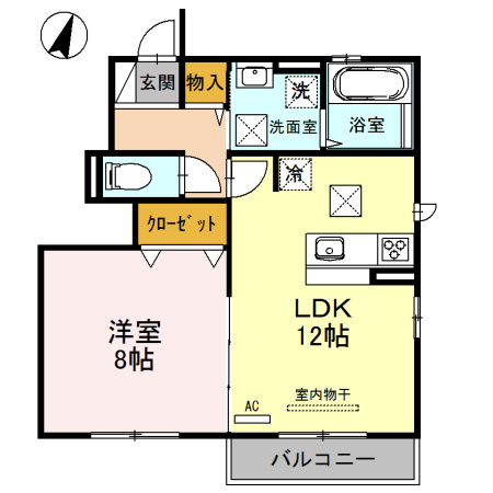 シェルメゾンの間取り