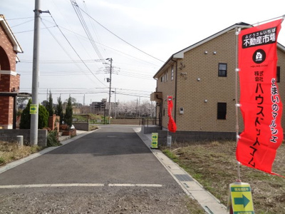 【前面道路含む現地写真】 | さいたま市緑区三室高台の、未公開売地