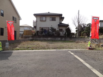 【前面道路含む現地写真】 | さいたま市緑区三室高台の、未公開売地