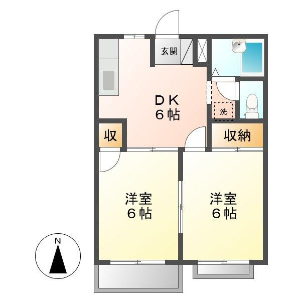 エルディムシャルマンＢの間取り