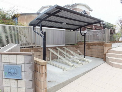 【駐車場】 | アンジェ | 駐輪場