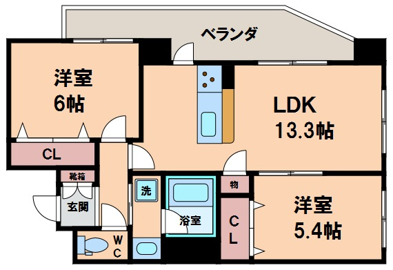【間取り】 | アンシャンテ松崎町