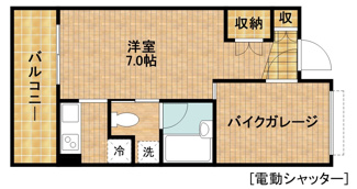 【間取り】 | レグラス武蔵新城モーターガラージュ
