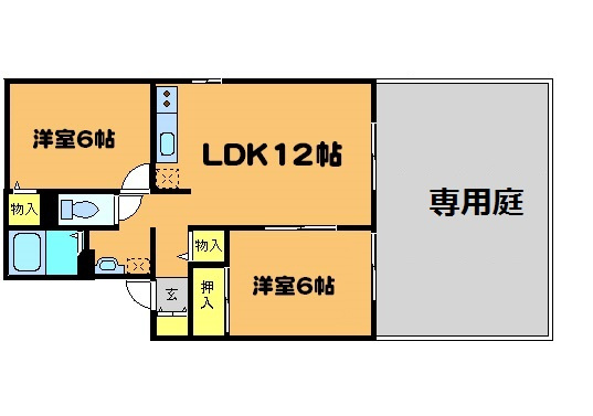 【間取り】 | セジュールうらぞの | セジュール浦園