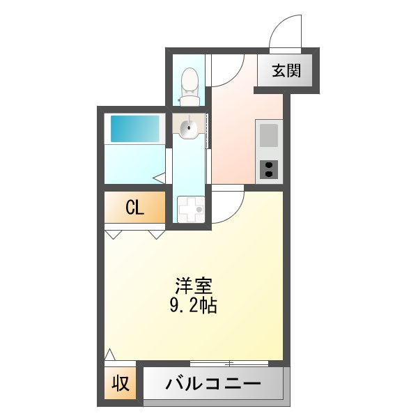 フジパレス塚本東の間取り