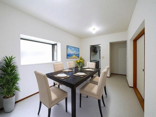 パーク・ノヴァあやめ池の居間・リビング|CGで家具等を配置したもので家具等は含まれません