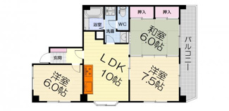 【間取り】 | シルフィード東助松