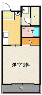 【間取り】 | コーポサンⅡ