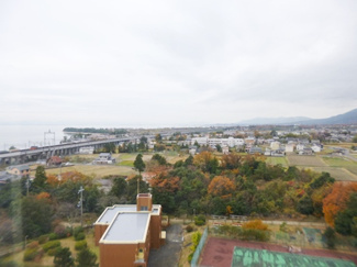 【展望】 | 色づく木々、湖西線、琵琶湖、比良山系、様々な風景が季節を彩ります
