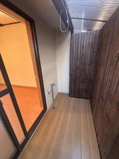 【設備】 | 大津市国分1丁目5-36　テラスハウス | 洗濯機置場