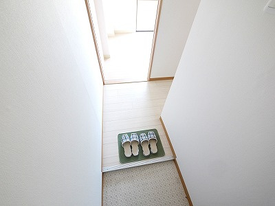 サンハイツ上村の玄関|きれいな玄関です