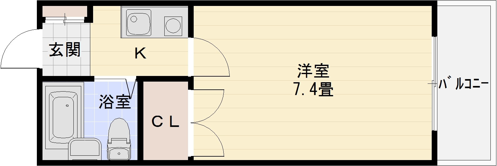 オレンジハウス1の間取り
