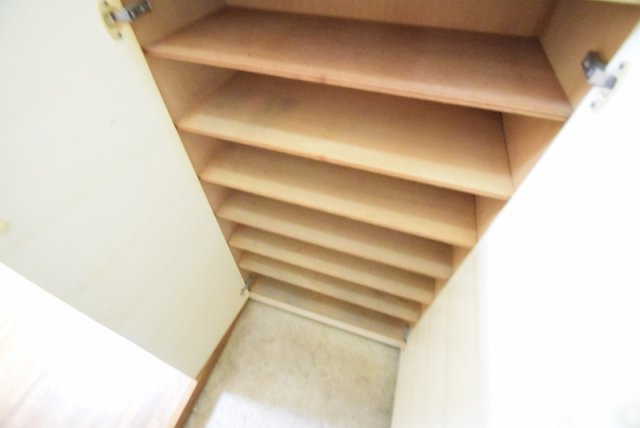 望月ハイツの玄関|下駄箱付