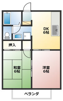 【間取り】 | セジュール８(エイト)