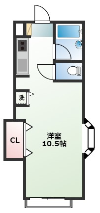 グレーコートむさしのの間取り