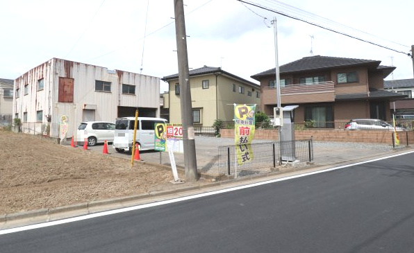 鴻巣市加美１丁目の売地の外観|2024年6月9日 AM10:00頃 撮影。物件の外観です。