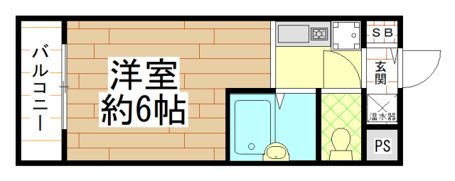 ベルカマラード( 近畿大学 一人暮らし )の間取り