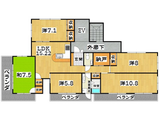 【間取り】 | 名嘉ビル