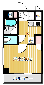 【間取り】 | ルーブル中延弐番館 | 間取り