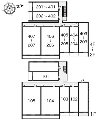 【区画図】 | エクセルアサヒⅥ