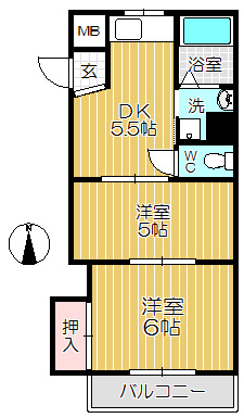 【間取り】 | スカイハイツ