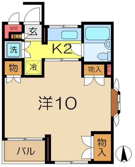 【間取り】 | ルビーパレスヨコオ