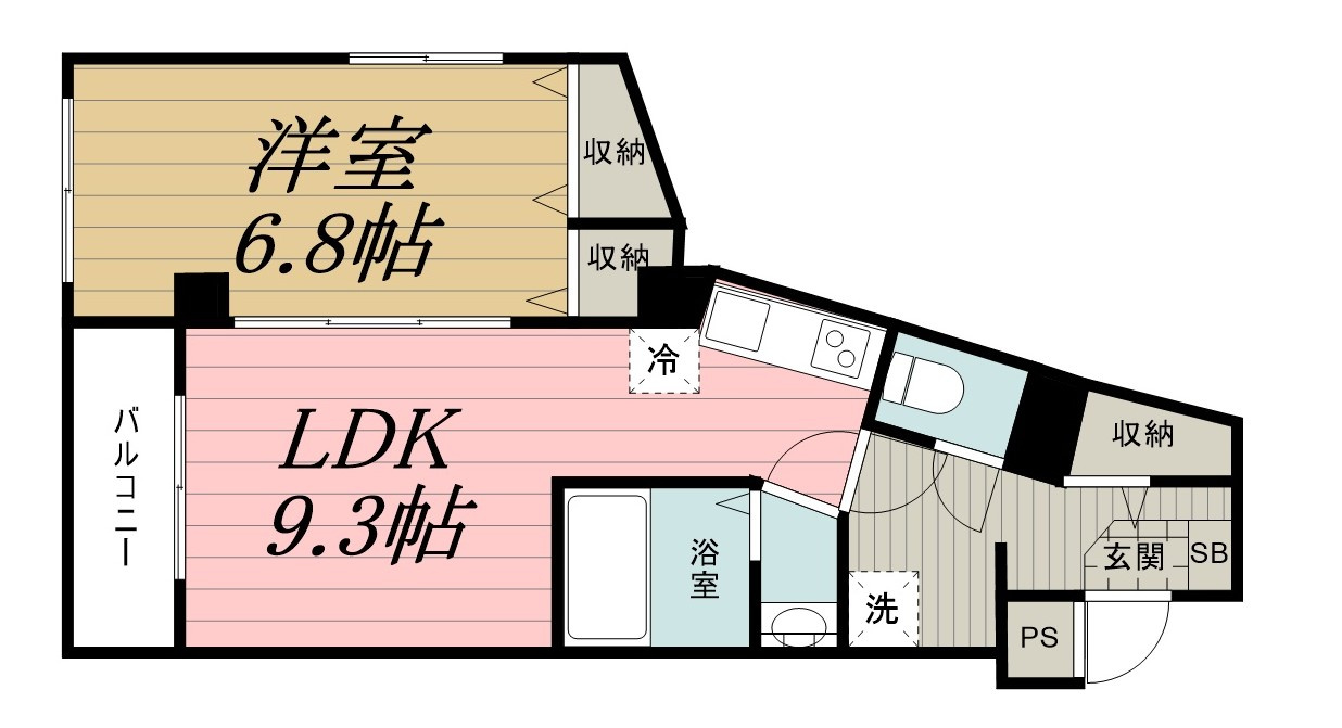 千匠ビルの間取り