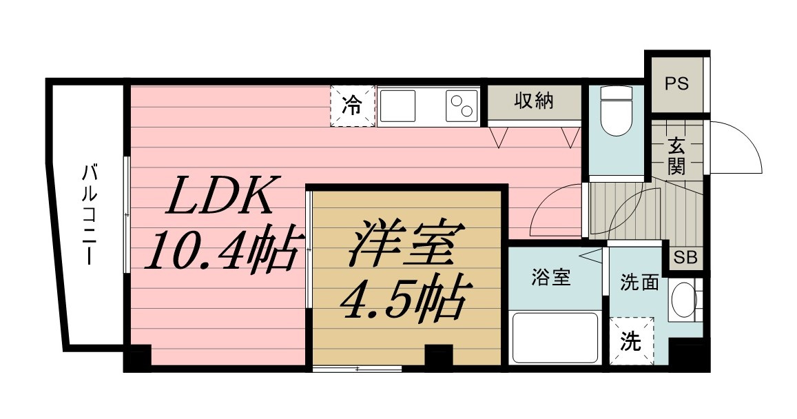 千匠ビルの間取り
