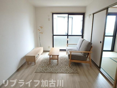 【居間・リビング】 | グランメゾンⅠ | 同物件別号室参照
