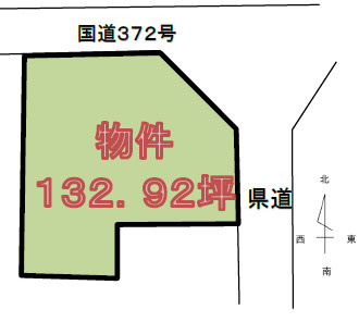 【区画図】 | 丹波篠山市今田町本荘　売土地